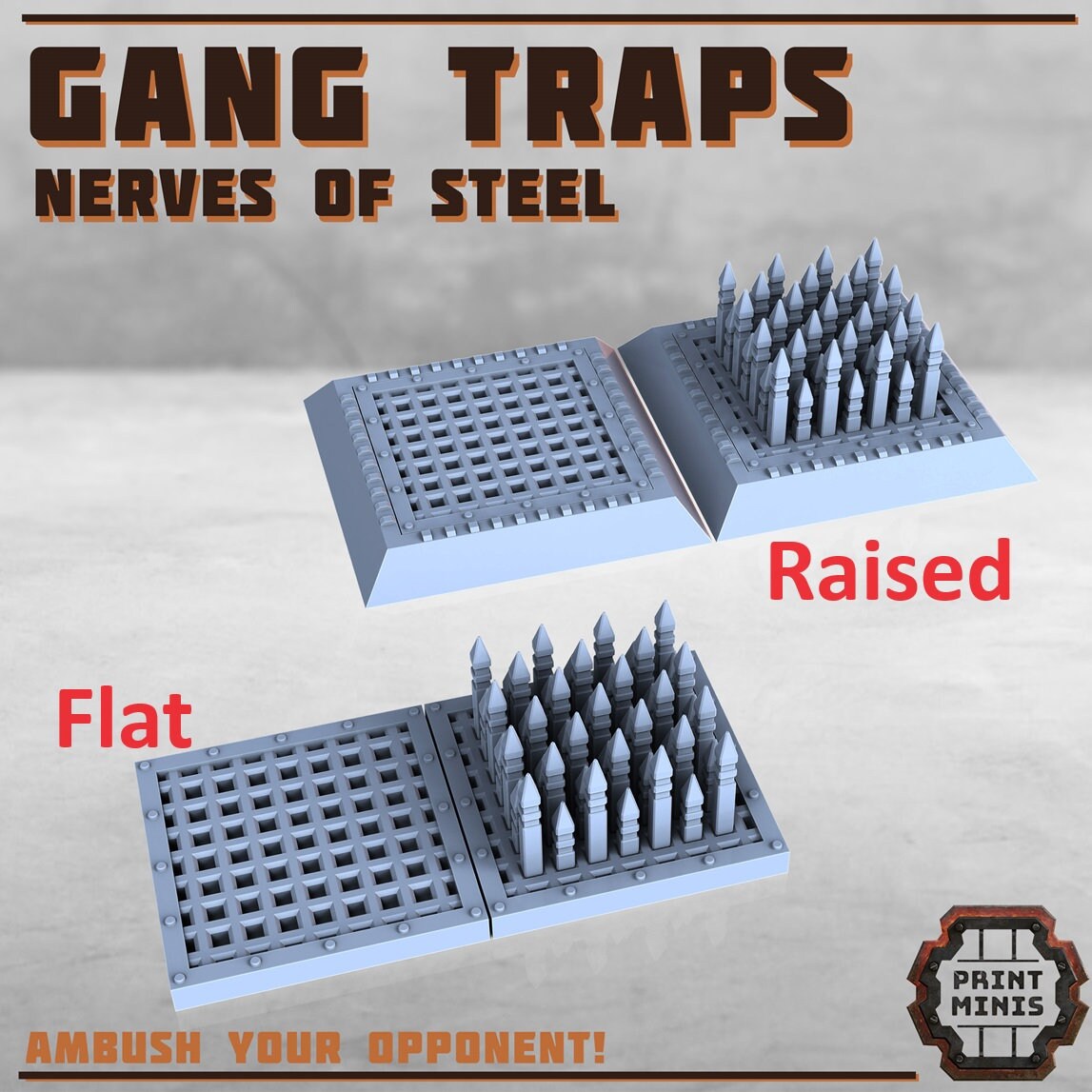 Gang Traps - Scenery Kit - Print Minis