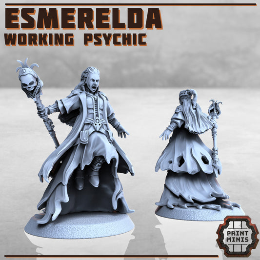 Esmerelda, Working Psychic - Print Minis