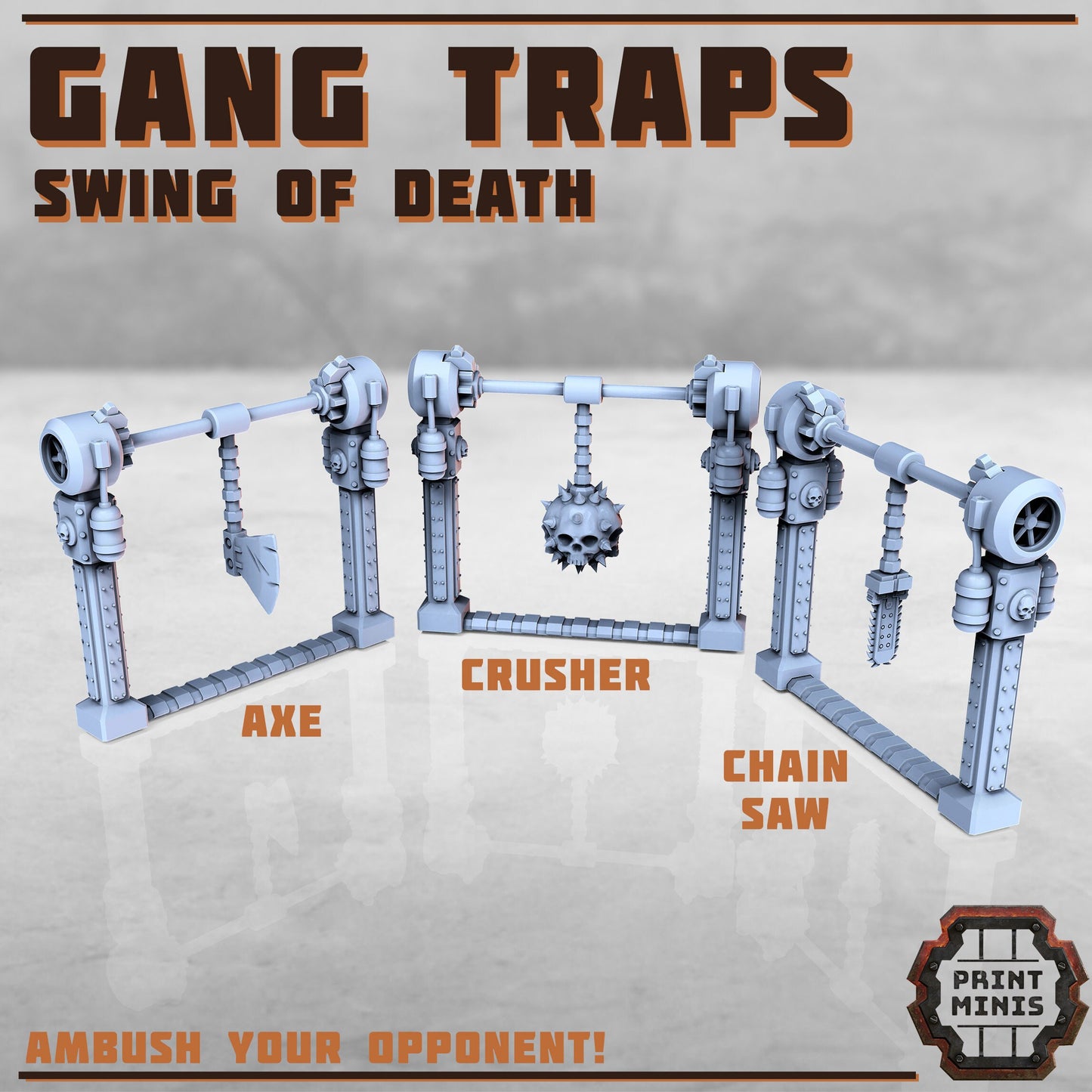 Gang Traps - Scenery Kit - Print Minis