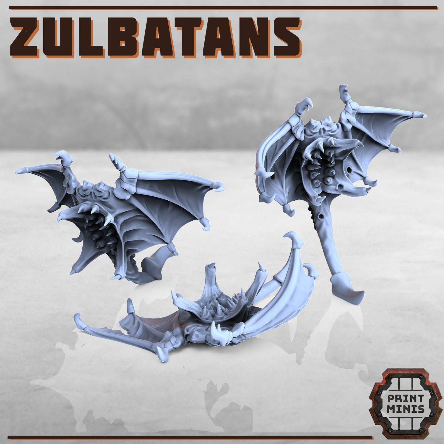 Ash Huntress and Zulbatus (4 Variants Available) - Print Minis