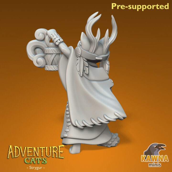 Strygur Druid (2 Variants Available) - Kawna Minis