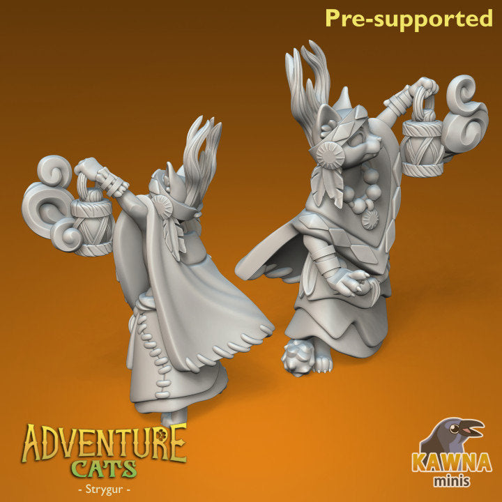 Strygur Druid (2 Variants Available) - Kawna Minis