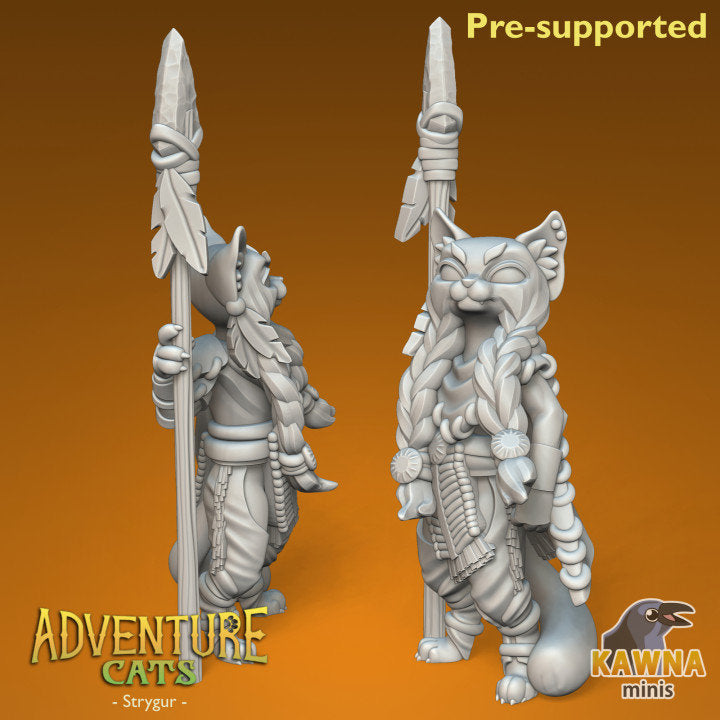 Strygur Druid (2 Variants Available) - Kawna Minis