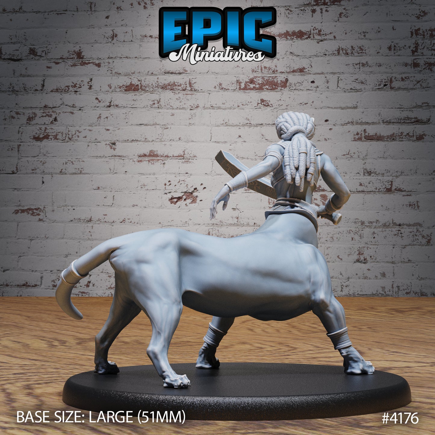 Lion Centaur, Bastet Devotee (3 Variants Available) - Epic Miniatures