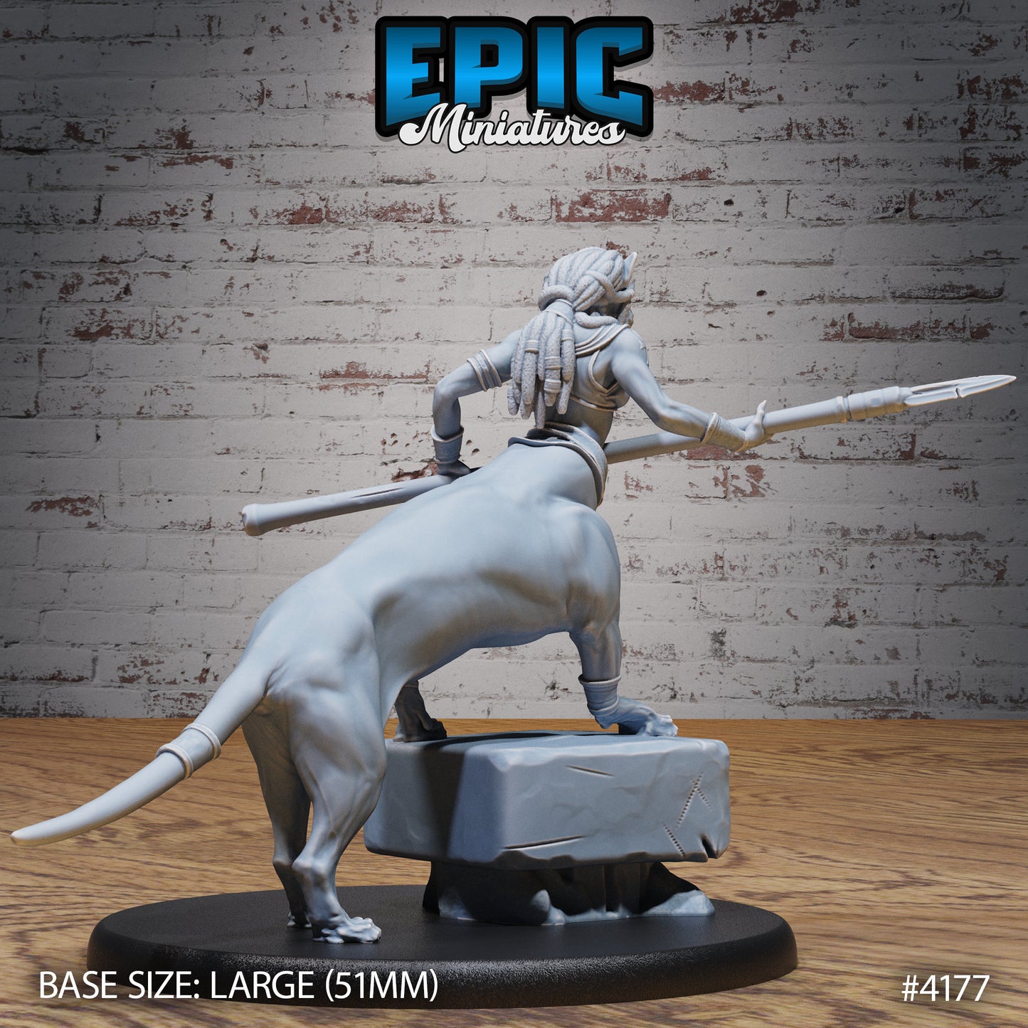 Lion Centaur, Bastet Devotee (3 Variants Available) - Epic Miniatures