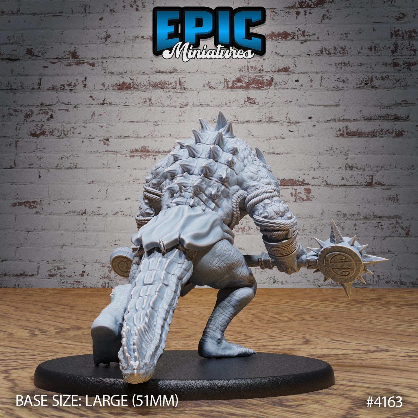 Crocodile Champion (3 Variants Available) - Epic Miniatures
