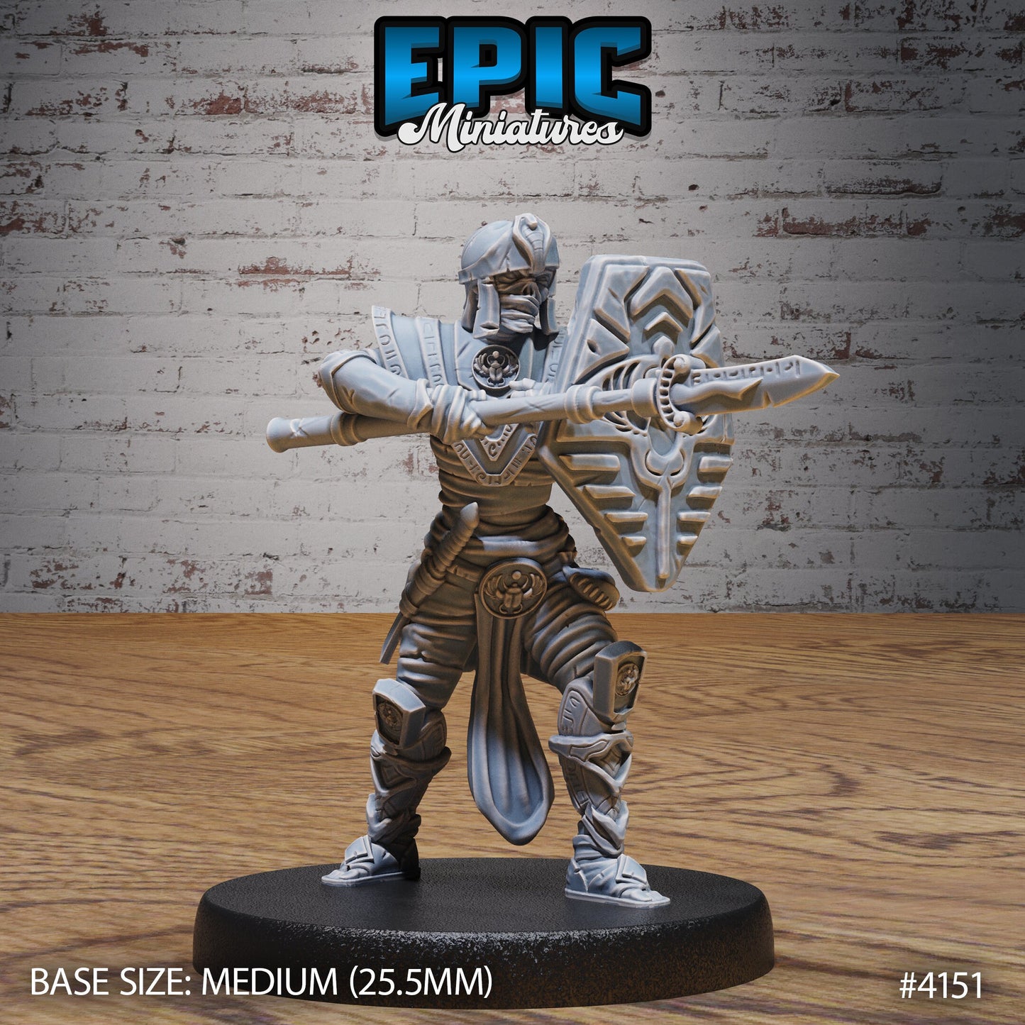 Mummy Warrior, Set 2 (4 Variants Available) - Epic Miniatures