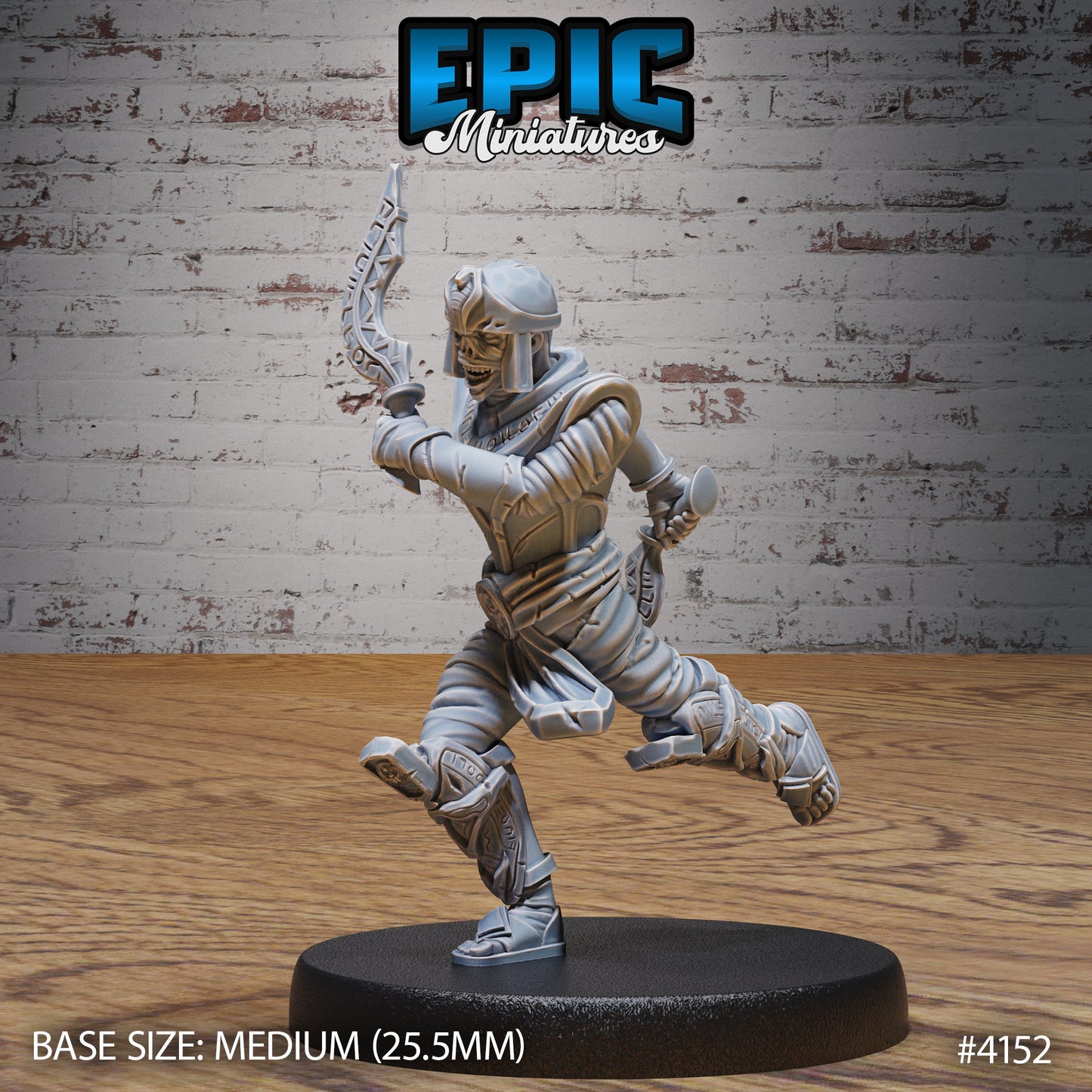 Mummy Warrior, Set 2 (4 Variants Available) - Epic Miniatures